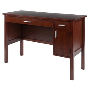 Winsome Wood Emmett 44.72-in Brown Transitional Writing Desk