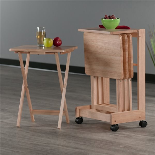 Winsome wood discount tv tray set