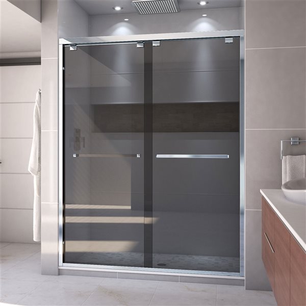 DreamLine Encore 76-in H x 56-in to 60-in W Semi-frameless