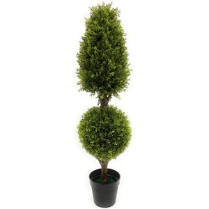 Decor+ 46-in Green Artificial Topiary Tree