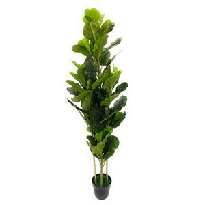 Decor+ 75-in Green Artificial Ficus Tree