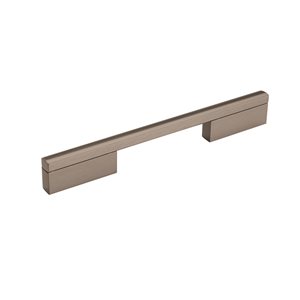 Amerock Separa 6-5/16-in Centre to Centre Black Brushed Nickel Drawer Pull