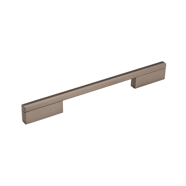 Amerock Separa 8-in Centre to Centre Black Brushed Nickel Drawer Pull