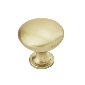 Amerock Edona 1.25-in Golden Champagne Round Traditional Cabinet Knob - 10-Pack