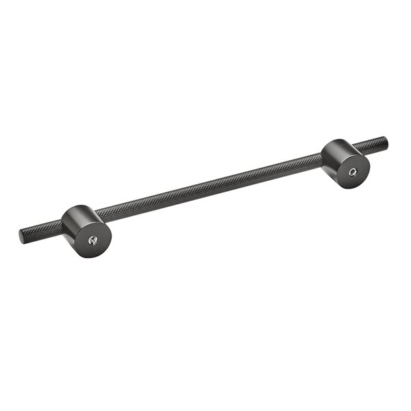 Amerock Transcendent 7-9/16-in Centre to Centre Matte Black Drawer Pull