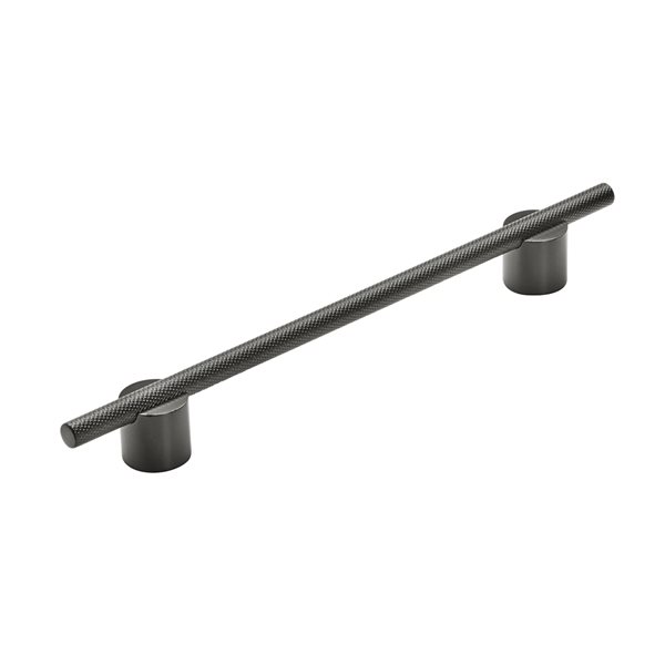 Amerock Transcendent 7-9/16-in Centre to Centre Matte Black Drawer Pull