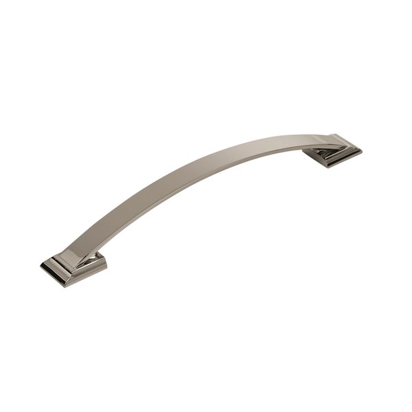 Amerock Candler 8-in Centre to Centre Polished Nickel Appliance Pull