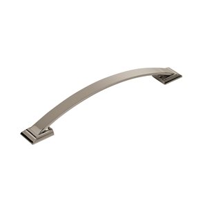 Amerock Candler 8-in Centre to Centre Polished Nickel Appliance Pull