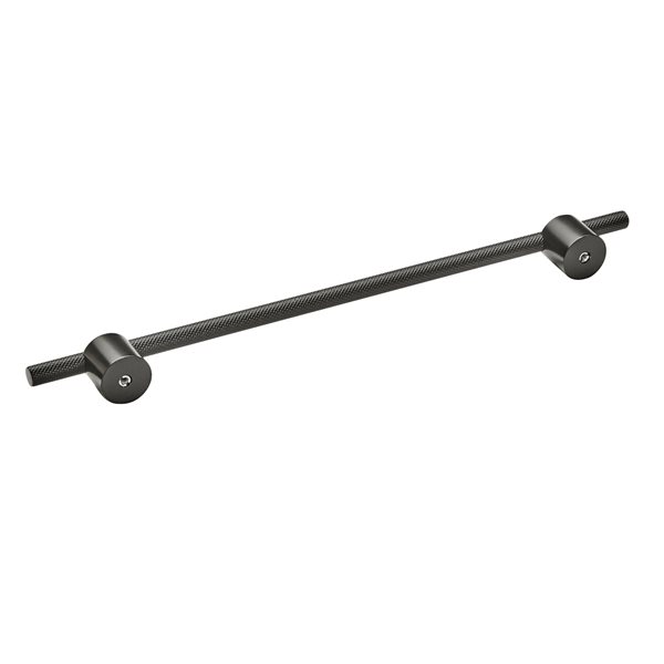 Amerock Transcendent 10-1/16-in Centre to Centre Matte Black Drawer Pull