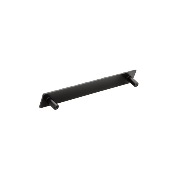 Amerock Kamari 7-9/16-in Centre to Centre Matte Black Drawer Pull