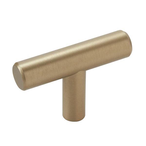 Gold Champagne Contemporary Cabinet Knobs and Pulls(Satin Brass