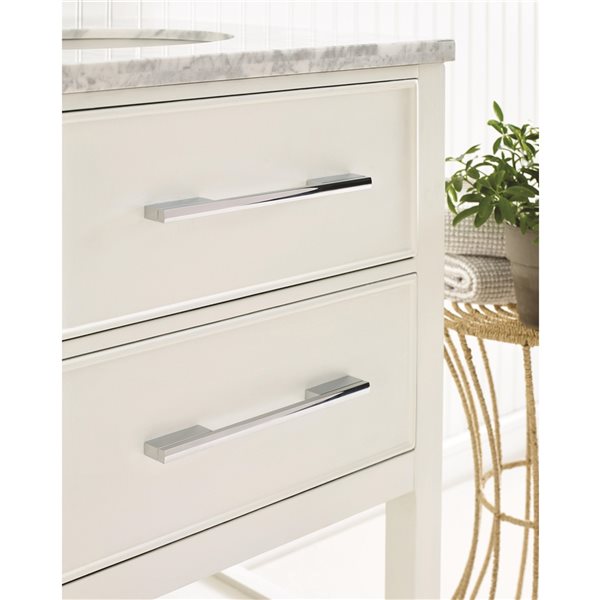 Amerock Separa 8-in Centre to Centre Polished Chrome Drawer Pull