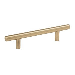 Amerock Bar Pulls 10-Pack 3-3/4-in Centre to Centre Golden Champagne Drawer Pull