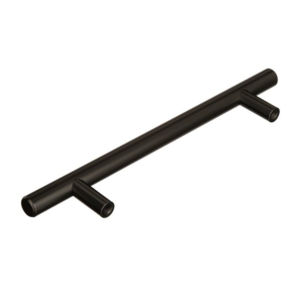 Poignée d'armoire Bar Pulls d'Amerock, centre à centre, 5-1/16 po, bronze noir, 10 pièces