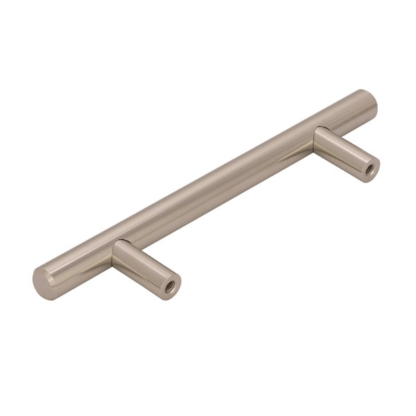 Poignée d'armoire Bar Pulls d'Amerock, centre à centre, 3-3/4 po, nickel poli, 10 pièces