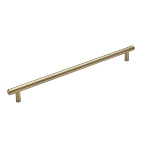 Poignée pour électroménager Bar Pulls d'Amerock, centre à centre, 18 po, champagne doré