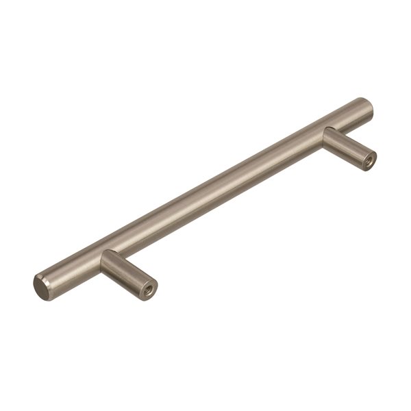 Poignée d'armoire Bar Pulls d'Amerock, centre à centre, 5-1/16 po, nickel, 10 pièces