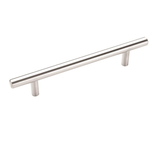 Poignée d'armoire Bar Pulls d'Amerock, centre à centre, 5-1/16 po, nickel, 10 pièces