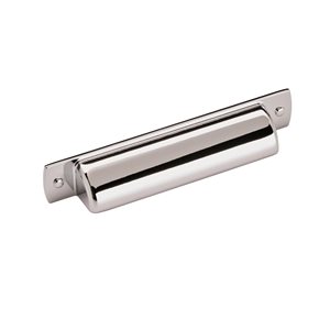 Amerock Rochdale 3-3/4-in 10-Pack Centre to Centre Polished Chrome Cup Drawer Pull