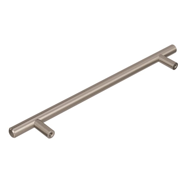 Poignée d'armoire Bar Pulls d'Amerock, centre à centre, 7-9/16 po, nickel, 10 pièces