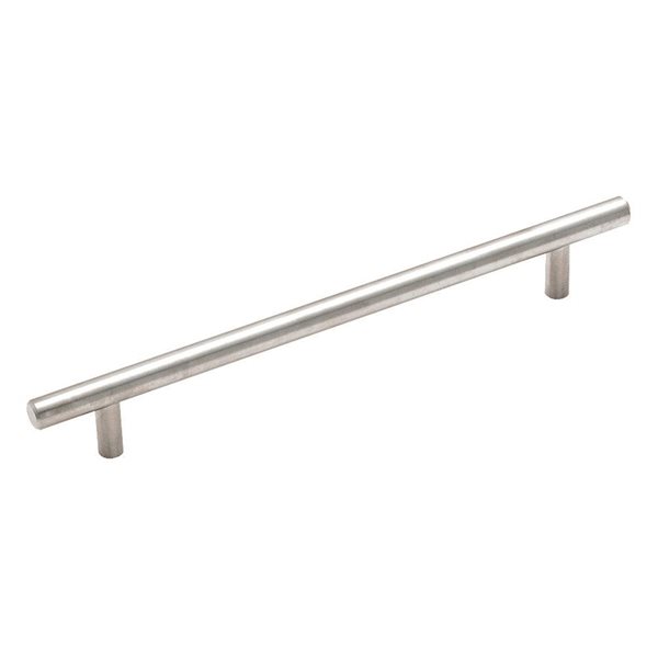 Poignée d'armoire Bar Pulls d'Amerock, centre à centre, 7-9/16 po, nickel, 10 pièces