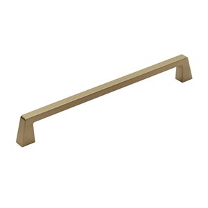 Amerock Blackrock 12-in Centre to Centre Golden Champagne Appliance Pull