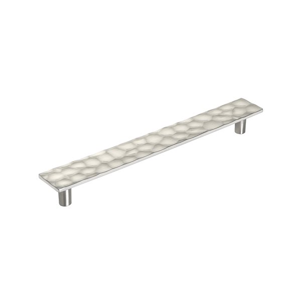 Amerock Kamari 7-9/16-in Centre to Centre Satin Nickel Drawer Pull