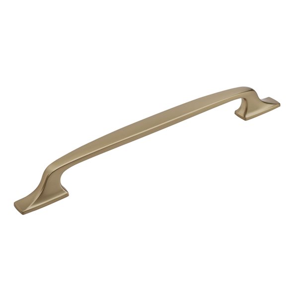 Amerock Highland Ridge 12-in Centre to Centre Golden Champagne Appliance Pull