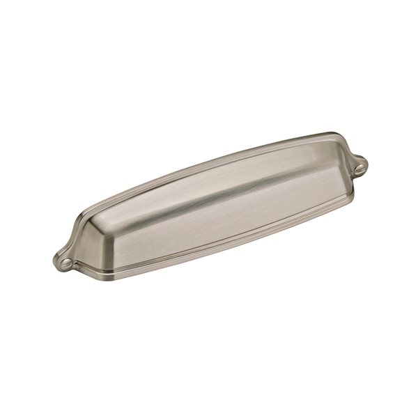 Amerock Stature 10-Pack 5-1/16-in Centre to Centre Satin Nickel Cup Drawer Pull