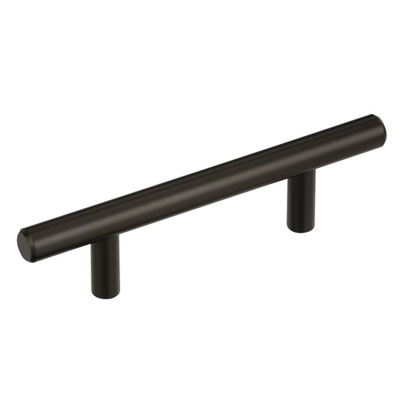 Poignée d'armoire Bar Pulls d'Amerock, centre à centre, 3 po, bronze noir, 10 pièces