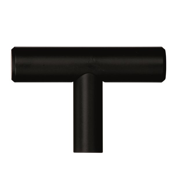 Amerock Bar Pulls 1.94-in Black Bronze Cylindrical Contemporary Cabinet Knob - 10-Pack