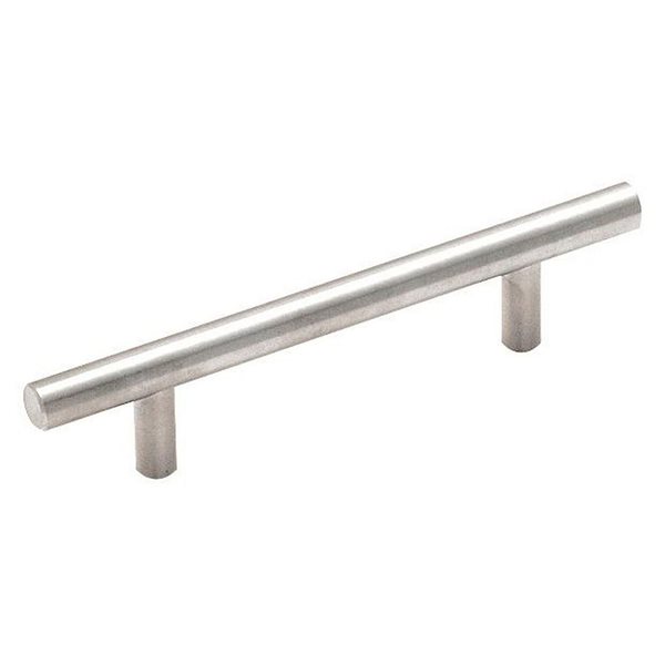 Poignée d'armoire Bar Pulls d'Amerock, centre à centre, 3-3/4 po, nickel, 25 pièces