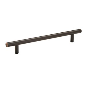 Poignée d'armoire Bar Pulls d'Amerock, centre à centre, 7 po, bronze huilé, 10 pièces