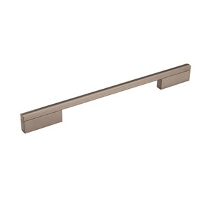 Amerock Separa 10-1/16-in Centre to Centre Black Brushed Nickel Drawer Pull