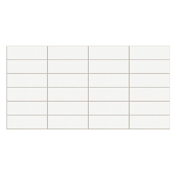 Dundee Deco Falkirk Retro 3D III Beige Faux Tile 3.1 ft X 1.6 ft PVC 3D Wall Panel - 4.9-sq. ft. each