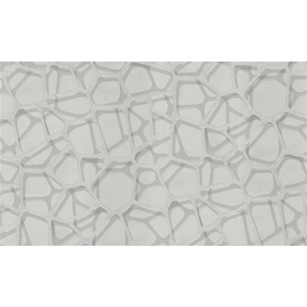 Fine Decor Connery Light Grey Abstract 56.4-sq. ft. Unpasted Vinyl Wallpaper