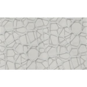 Fine Decor Connery Light Grey Abstract 56.4-sq. ft. Unpasted Vinyl Wallpaper