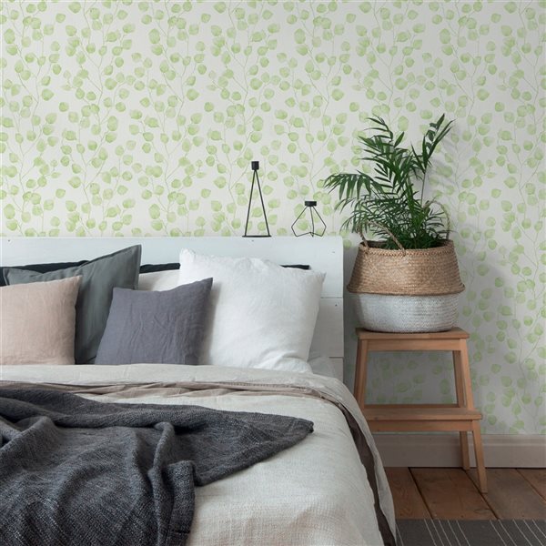 Advantage Mali Green Trail 57.8-sq. ft. Unpasted Vinyl Wallpaper