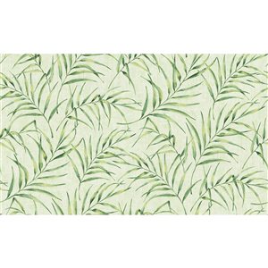 Papier peint en vinyle non encollé Lani par Advantage couvrant 57,8 pi², vert