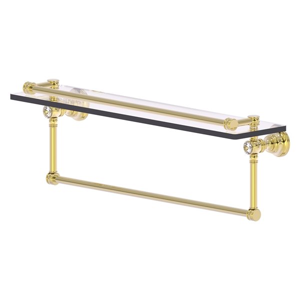 Allied Brass Glass order Towel Shelf