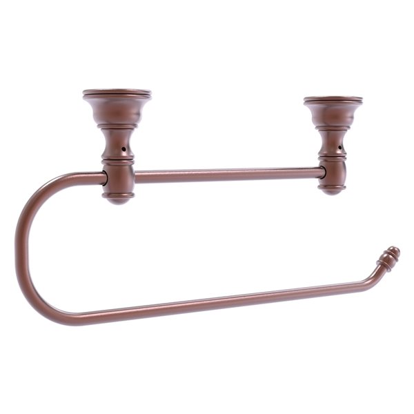 Allied Brass Metal Mounted Antique Copper Paper Towel Holder