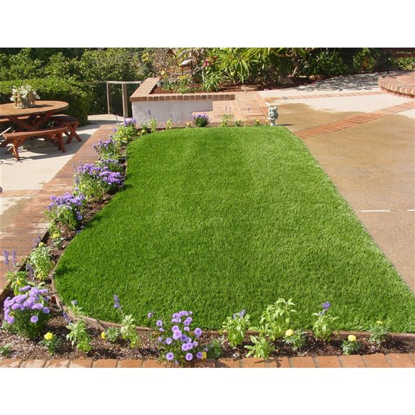 Green As Grass Spring Bermuda Artificial Grass - 25-ft x 15-ft