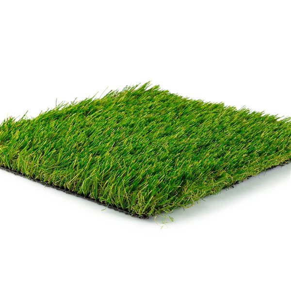 Green As Grass Fescue 25-ft x 15-ft Bermuda Artificial Grass