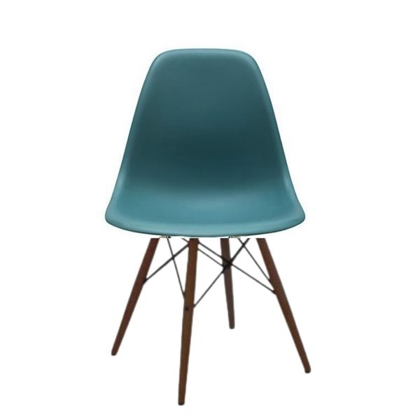 Plata Import Eiffel Peacock Green Modern Dining Chair - Set of 2