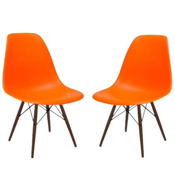 Orange best sale eiffel chair