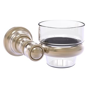 Allied Brass Carolina Glass Votive Candle Holder in Antique Pewter