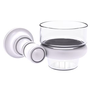 Allied Brass Carolina Glass Votive Candle Holder in Matte White