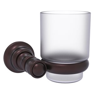Allied Brass Prestige Skyline Polished Brass Tumbler and Toothbrush Holder  in the Toothbrush Holders & Tumblers department at