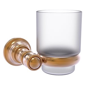 Allied Brass Carolina Brushed Bronze Brass Tumbler and Toothbrush Holder