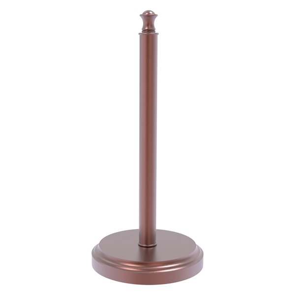 Allied Brass Metal Freestanding Antique Copper Paper Towel Holder